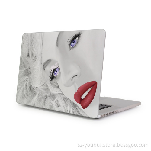 High Quality OEM Custom Image Cover Hard Shell Case for Macbook 11" 12" 13" 15"